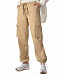 Бежевые брюки с карманами-карго Flashin | Фото 7