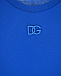 Синяя футболка с логотипом в тон Dolce&Gabbana | Фото 5