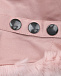 Розовая шапка-ушанка из меха кролика Ploomlé | Фото 6