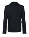 Черный пиджак с оборками на карманах Monnalisa | Фото 3