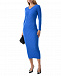 Трикотажное платье миди синего цвета Pietro Brunelli | Фото 3