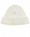 Шерстяная шапка с отворотом и подвеской в форме сердечка Il Trenino | Фото 2