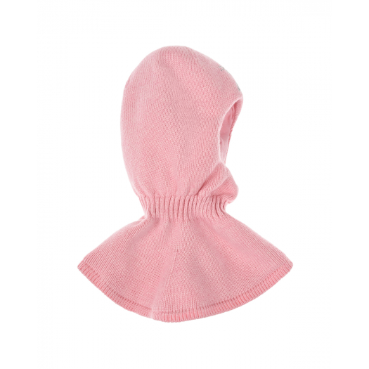 Розовая шапка-шлем со стразами Chobi | Фото 1