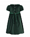 Бархатное платье с вышивкой, зеленое Mariella Ferrari | Фото 2