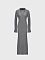 Платье из шерсти, серое