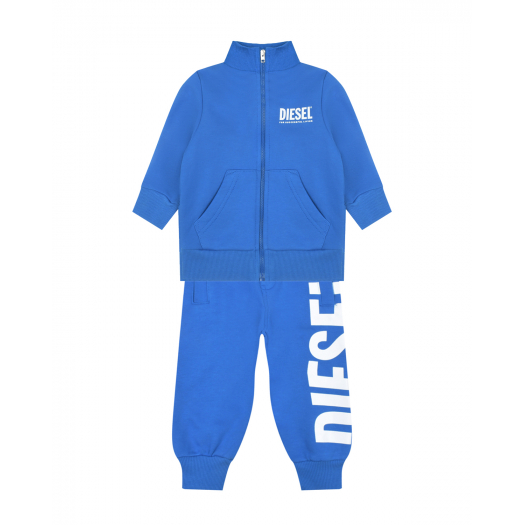Синий спортивный костюм с лого Diesel | Фото 1