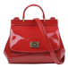 Красная лаковая сумка Dolce&Gabbana | Фото 1