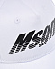 Белая бейсболка с черным логотипом MSGM | Фото 3