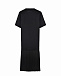 Черное платье с белым логотипом MM6 Maison Margiela | Фото 2