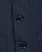 Синий пиджак в тонкую полоску Emporio Armani | Фото 3