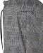 Серые брюки для беременных с поясом на кулиске Pietro Brunelli | Фото 7