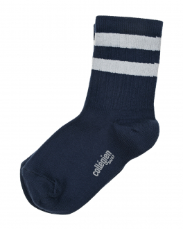 Темно-синие носки с белыми полосками Collegien Синий, арт. 8470 044 | Фото 1
