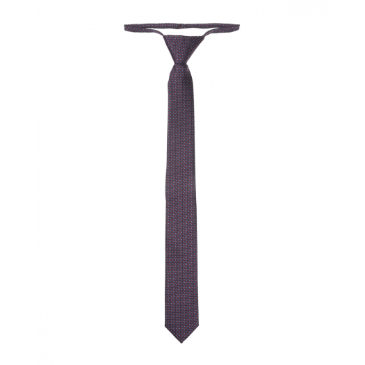 Бордовый галстук в точку Silver Spoon | Фото 1