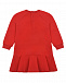 Бордовое платье с принтом &quot;медвежонок&quot; Moschino | Фото 2