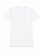 Белая футболка с принтом &quot;котенок&quot; MSGM | Фото 2