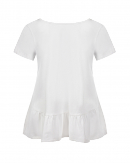 Белая футболка для беременных с бантом Attesa Белый, арт. 6595/024 100 WHITE | Фото 2