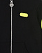 Черная спортивная куртка с неоновым логотипом GCDS | Фото 3