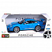 Металлическая машина Porsche 911 GT3 RS 4.0 light blue 1:18 Bburago | Фото 4