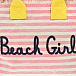 Пляжная сумка с принтом &quot;Beach girl&quot;, 23,5х28х13 см Saint Barth | Фото 5