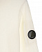 Белая толстовка-худи с черным логотипом CP Company | Фото 3