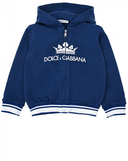 Спортивная куртка из хлопка с логотипом Dolce&Gabbana | Фото 1