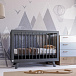 Кроватка для новорожденного, модель Aria темно-серая Lilla | Фото 6