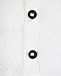 Белый пуховик с контрастной отделкой на капюшоне Moncler | Фото 4