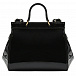 Черная лаковая сумка Dolce&Gabbana | Фото 3