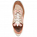 Розовые кроссовки с замшевыми вставками Fendi | Фото 4