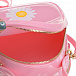 Розовая сумка с декором &quot;ромашка&quot;, 18x15x9 см Monnalisa | Фото 6