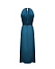Платье сатиновое с поясом Pietro Brunelli | Фото 8