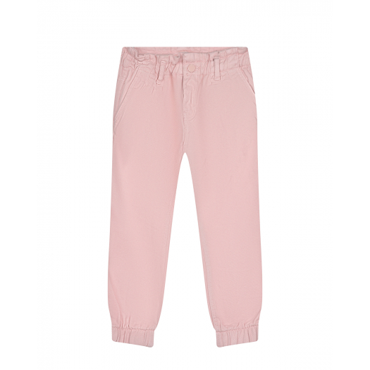 Розовые брюки с поясом на резинке Guess | Фото 1