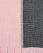 Серо-розовый шарф со стразами 160х20 см. Joli Bebe | Фото 4