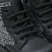 Ботинки с белым лого, черные Dolce&Gabbana | Фото 6