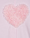 Розовая туника с декором &quot;сердце&quot; Monnalisa | Фото 3