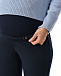 Синие офисные брюки для беременных Pietro Brunelli | Фото 4