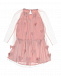Розовое платье с декором &quot;сердца&quot; Stella McCartney | Фото 5