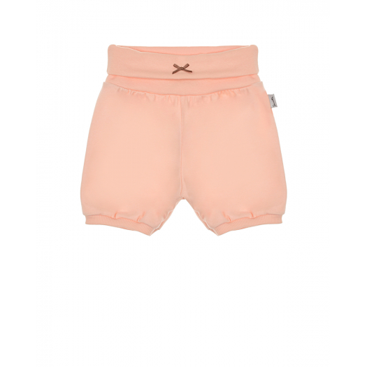 Розовые шорты с бантом Sanetta Kidswear | Фото 1