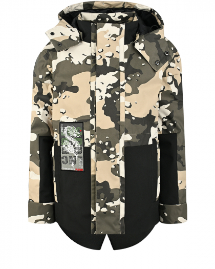 Утепленная куртка цвета хаки Poivre Blanc | Фото 1