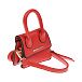 Красная сумка с длинной ручкой, 12х4х11 см Monnalisa | Фото 2