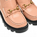 Розовые ботинки с пряжками GUCCI | Фото 7