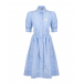 Голубое платье с рукавами-фонариками Fendi | Фото 1