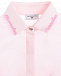 Розовая рубашка с вышивкой на воротнике Monnalisa | Фото 4