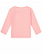 Розовая толстовка с принтом &quot;лебедь&quot; Sanetta Kidswear | Фото 2
