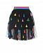 Черная юбка с разноцветными кисточками Stella McCartney | Фото 2