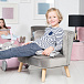 Детский велюровый диван Lil Sofa, серый Roba | Фото 4