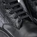 Черные ботинки с тисненым лого No. 21 | Фото 6