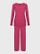 Комплект: толстовка и брюки, малиновый