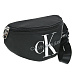 Черная сумка-пояс с логотипом, 20x10x7 см Calvin Klein | Фото 3