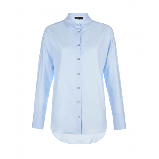Голубая классическая блуза Dan Maralex | Фото 1